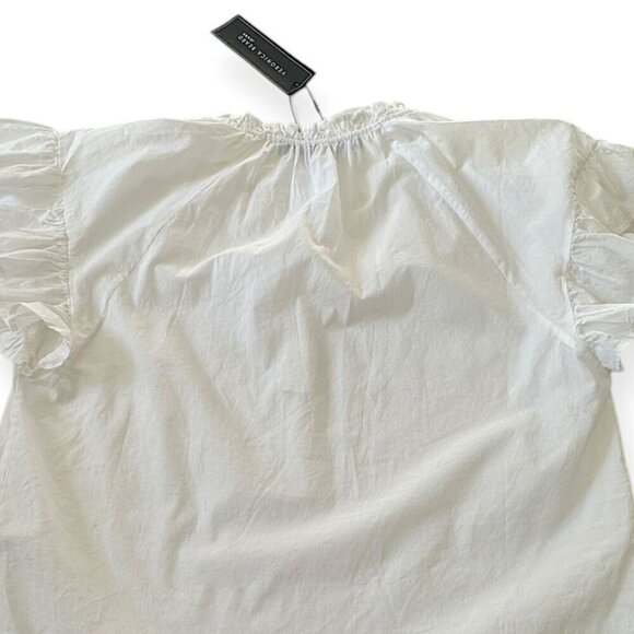 Veronica Beard White Milly Shirt, Size M, New with tag - Picture 10 of 14